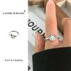 Anillo de dibujos animados Lan Zhi anillo abierto simple lindo Joyería para perros anillo de plata de ley 925 no se decolora al por mayor