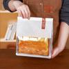 Bolsa para pan de ventana de 450 g alambre para rizar plancha sellado automático bolsa para tostadas bolsa europea puede cantar bolsas para hornear comercial al por mayor