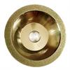 Rueda de rectificado diamantada en forma de copa galvanizada Rueda de rectificado diamantada en forma de copa amoladora rueda de rectificado rueda de rectificado de cuchillos de acero de tungsteno suministro