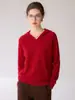 Nuevo Suéter con Capucha de Cachemira Pura para Mujer Otoño/Invierno 2026 Color Sólido Tejido Sudadera con Capucha de Manga Larga