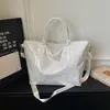 Bolsas de Tote de Color Sólido Personalizadas con Estampado de Letras de la Fábrica de Origen, Estilo Transfronterizo de Moda, Bolsos de Mano de Verano para Mujer Más Vendidos
