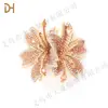Flash Creativo Ropa Joyería Cruzada Europea y Americana Lazo Zapatos de Mujer Flor Hebilla de Zapato Accesorios para Zapatos Bolsa de Zapato Hecha a Mano DIY Auxiliar