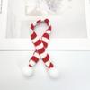 Mini bufanda navideña transfronteriza, sombrero, muñeca, bufanda pequeña, accesorios de joyería navideña DIY, decoraciones navideñas para muñecas