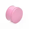 Latas Redondas Metálicas Foscas Multicor, Latas de Chá Metálicas Lisas de Cor Sólida, Latas Redondas Seladas para Velas Aromáticas e Doces