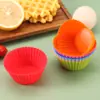 En stock de fábrica Utensilios para Hornear Molde de Silicona para Pastel Redondo Flor Cupcake
