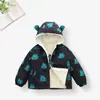 Chaqueta Impermeable con Forro de Felpa para Niños, Modelo Nuevo 2025 para Niños Pequeños, Parka Coreana Gruesa de Invierno Elegante para Niñas