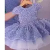 Vestido Infantil con Lentejuelas Aliexpress 2026 Verano Nuevo Estilo Lazo Lindo para Actuación de Piano Vestido para Niñas