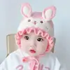 Gorro de Lana Tejido de Otoño e Invierno para Bebés Niños y Niñas, Lindo y Adorable, Versátil y Cálido, Gorro con Protección para Orejas para Niños