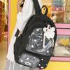 Nueva Mochila Escolar Transparente y Linda, Bolsa de Dolor de Cumpleaños, Mochila para Estudiantes de Gran Capacidad, Mochila Transparente para la Universidad, Buena Apariencia