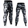 Pantalones deportivos ajustados, elásticos y recortados para hombre, con estampado multicolor, para correr, moda europea y americana, XY931