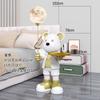 Oso violento famoso en internet lámpara lunar grande de aterrizaje adornos de almacenamiento sala de estar mueble de TV junto al sofá regalo de inauguración de la casa