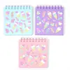 Libro de espiral de helado cuaderno de hojas sueltas para estudiante cuaderno de PCV cuaderno estilo simple