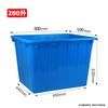 Almacenamiento de Agua Cubo Blanco Grande Caja de Plástico para Tendones de Res Tanque de Almacenamiento de Agua Rectangular Espesado Caja para Piscicultura con Baldosas de Burbujas Tanque de Almacenamiento de Agua para el Hogar