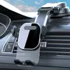 Nuevo soporte de teléfono móvil para salida de aire de coche con bloqueo automático desplegable, soporte de navegación con ventosa para panel de instrumentos