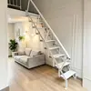 Escada Dobrável de Parede Interna de Loja de 19 Anos, Escada de Parede, Escada Externa Duplex, Escada Doméstica para Sótão com Economia de Espaço