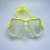 Máscara de Silicone para Mergulho Scuba Adulto Armação Grande Equipamento de Snorkel Vidro Temperado Protetor de Nariz Máscara de Óculos de Mergulho Anti-Nevoeiro