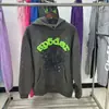 LAZAD AliExpress Amazon Suministro Toma Real Spder555 Pesado 420G Sudadera con Forro de Felpa Marca de Moda Sp5de