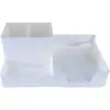 Acessório de Mesa Organizador de Plástico Branco