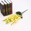 Orquídea Phalaenopsis de tamaño mediano con 20 tallos, planta de maceta Phalaenopsis para decoración floral del hogar, flor artificial con tacto realista, adorno de bonsái de planta verde