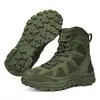 Botas tácticas de caña alta de gran tamaño para hombre de Amazon transfronterizas, resistentes al desgaste, antideslizantes, botas de montaña para fuerzas especiales de exterior, tallas 39-47