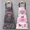 Delantal para Catering, Nuevo Modelo de Moda 2025 para Mujeres, Impermeable y Resistente al Aceite, Adecuado para Personas Pequeñas, Ropa de Trabajo Hecha a Medida para Uso en la Cocina del Hogar