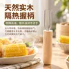 Acero Inoxidable Palo de Moxa Extensor de Palo de Moxa Tenedor de Maíz de Tres Dientes Tenedor para Fruta Tenedor para Barbacoa Aguja para Asar Brochetas para Barbacoa