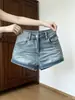 Shorts de Mezclilla LiLi Apparel de Cintura Alta en V que Realzan las Caderas para Mujer Verano 2026 Cintura Delgada que Alarga las Piernas Levanta Glúteos Hot Pants