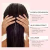 Máscara Capilar Hidratante de Queratina Nutritiva Suave Hidratante Leve Cabelo Liso Melhora o Ressecamento Frizz Máscara Capilar Hidratante