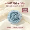 Flor de Rosa Artificial de Tela Estilo Coreano Adornos Flores de Rosa DIY Accesorios para Ropa Cabello Bolsas