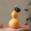 Venta al por mayor del fabricante Calabaza Natural Pequeña Pieza de Mango Enrollada a Mano Retorcida a Mano con Disco de Grifo para Jugar y Adornos de Calabaza con Pulpa
