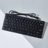 Fonte de fábrica USB desktop laptop teclado com fio chocolate mini teclado silencioso LOGO