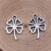 18X13Mm 1.2g Multicolor Accesorios de Joyería de Exportación al por Mayor Colgante de Flores y Árboles Trébol de Cuatro Hojas