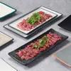 Prato Melamina Longo Comercial Prato Churrasco Prato Raso Panela Quente Restaurante Prato Lanche Prato Carne Acompanhamento Bolas de Carne