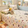 Sábana de Cama de Terciopelo de Leche Engrosada Grado Materno e Infantil Peso Alto de Gramaje Funda Nórdica Cálida Artículo Único Pieza Única Sábana de Cama para Dormitorio Juego de Tres Piezas~