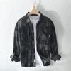Camisa Xadrez Masculina de Manga Comprida, Outono Solta Estilo Japonês Marca Tendência Cardigã Masculino Top Atacado Casual Versátil