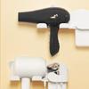 Suporte para Secador de Cabelo Gato Multifuncional Sem Furos Montado na Parede Rack de Armazenamento para Secador de Cabelo Banheiro Pendurador para Secador de Cabelo