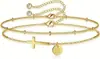 Pulseira de Palavras Cruzadas Europeia e Americana Mais Vendida 26 Letras Iniciais Pulseira Redonda Personalizada para Mulheres Popular Versátil