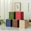 Recipiente Cuadrado Grande Retro para Té Lata de Hierro Té Negro Universal Té Blanco Té Pu'Er Caja de Empaque para Té Caja de Hierro Caja de Regalo Vacía