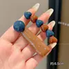 Pinza para el pelo azul de alta calidad con flequillo lateral sin costuras, pinza lateral para mujer, nuevo estilo 2026, accesorio para el pelo para peinar cabello corto