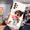 Adecuado para funda de teléfono S25ULTRA de TPU suave A54, chica de las gafas de sol A17, cubierta protectora S26PLUS linda A90, A16