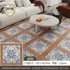 Pegatinas para Suelo de Azulejo Retro Francés Autoadhesivas Impermeables Antideslizantes Resistentes al Desgaste Restaurante Piso de Cemento Pavimentado Directamente con Piel de Piso de PVC