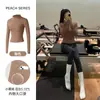 Nova Jaqueta de Yoga de Veludo Pilates Top Justo com Zíper Fitness Corrida Esportes Gola Alta Jaqueta Manga Longa