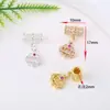 Color Oro Antiguo Conservador de Color Espaciador de Tres Vías para Colgante Tubo de Bambú Ábaco Pulsera DIY Collar Material de Joyería Accesorios Venta al por Mayor