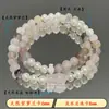 Pulseira Circular Única de Contas Redondas de Jade de Seda Dourada Natural Pulseira Violeta Material de Xinjiang Jade Cristal Feminino Presente para Meninas