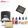 Xinli tinta impressão traseira retângulo 45X30mmS-836D data + texto personalizado com data de tinta ajustável