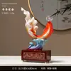 Adorno de Rueda de la Fortuna de Lujo Ligero y de Gama Alta para Sala de Estar, Dormitorio, Mueble de TV, Decoración de Gabinete de Vino, Modelo, Adorno Pequeño de Metal