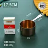 Olla para Salsa de Bistec de Acero Inoxidable 304 Taza para Salsa de Comida Occidental Mini Olla para Derretir Mantequilla Tazón para Sumergir Restaurante Comercial