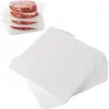 Papel Partidor de Hamburguesas Congeladas Papel Almohadilla para Hamburguesas Papel Almohadilla Impermeable Antiadherente para Freír Papel Absorbente de Aceite Marrón Blanco Opcional