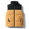 2022 Outono e Inverno Novo Colete Masculino Personalizado Combinação de Cores Jaqueta Acolchoada de Algodão Slim-fit Quente Esportes Moda Jaqueta Masculina Desgaste Masculino