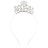 Tocado de corona de CUMPLEAÑOS de moda europea y americana, diadema de fiesta de CUMPLEAÑOS de PRINCESA al por mayor